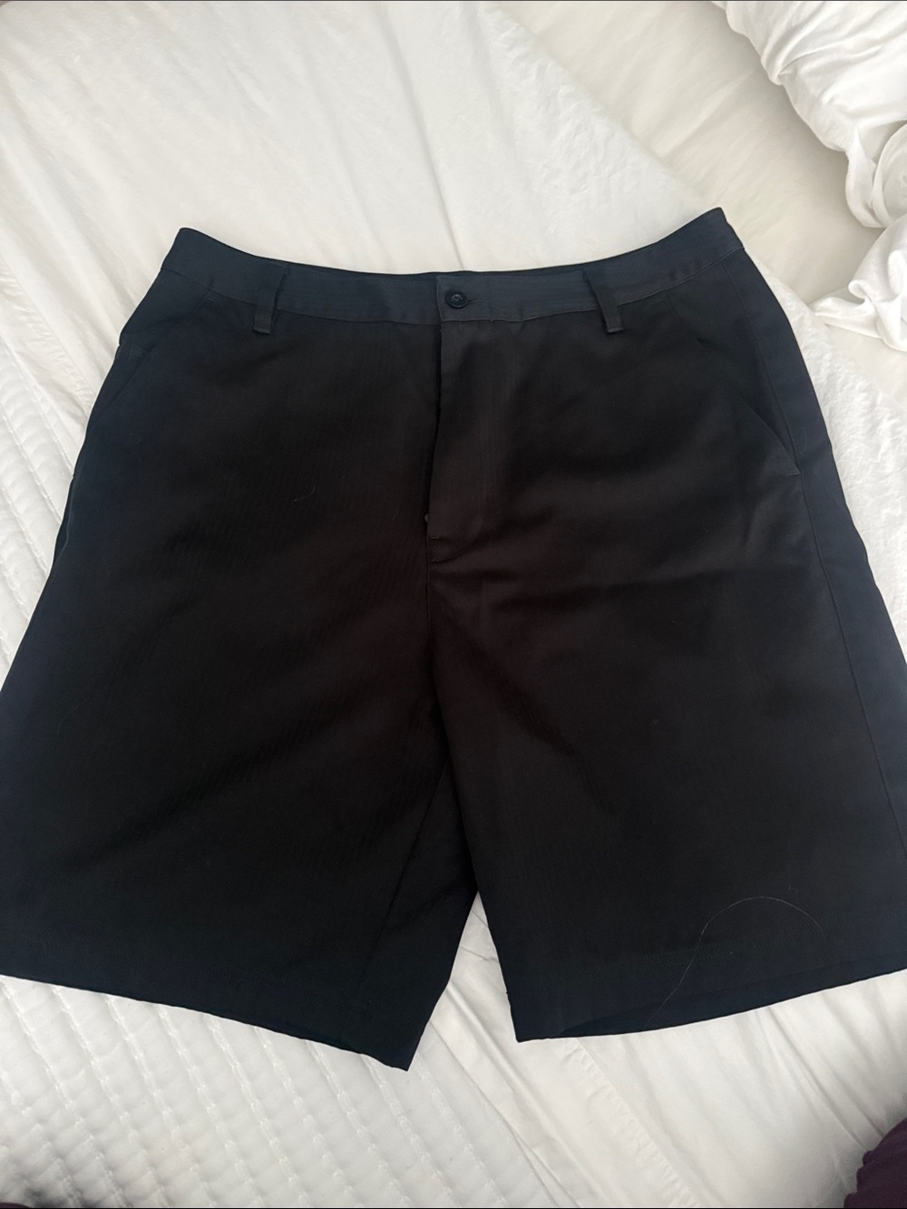 Fila Men's Black Flat Front Shorts